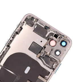 BACK COVER FULL ASSEMBLY - SILVER FOR IPHONE 11 PRO MAX
