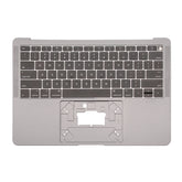 SILVER UPPER CASE WITH KEYBOARD FOR MACBOOK AIR A1932 (LATE 2018 -MID 2019)