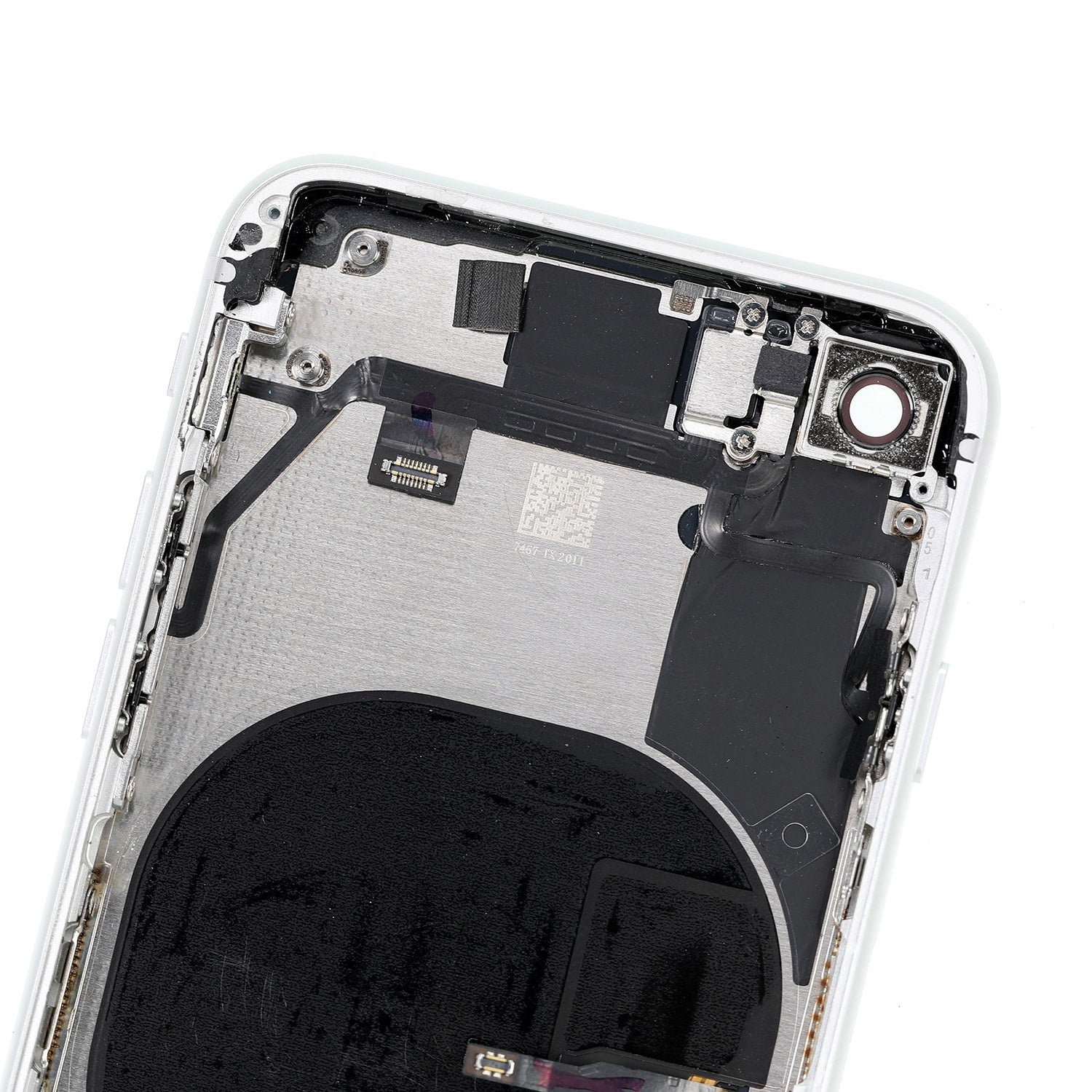 BACK COVER FULL ASSEMBLY FOR IPHONE 2ND - SILVER