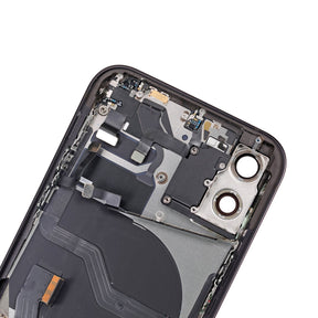 BACK COVER FULL ASSEMBLY FOR IPHONE 12 - BLACK