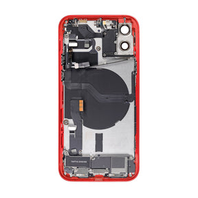 BACK COVER FULL ASSEMBLY FOR IPHONE 12 - RED