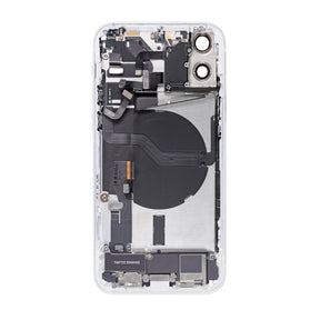 WHITE BACK COVER FULL ASSEMBLY FOR IPHONE 12 MINI