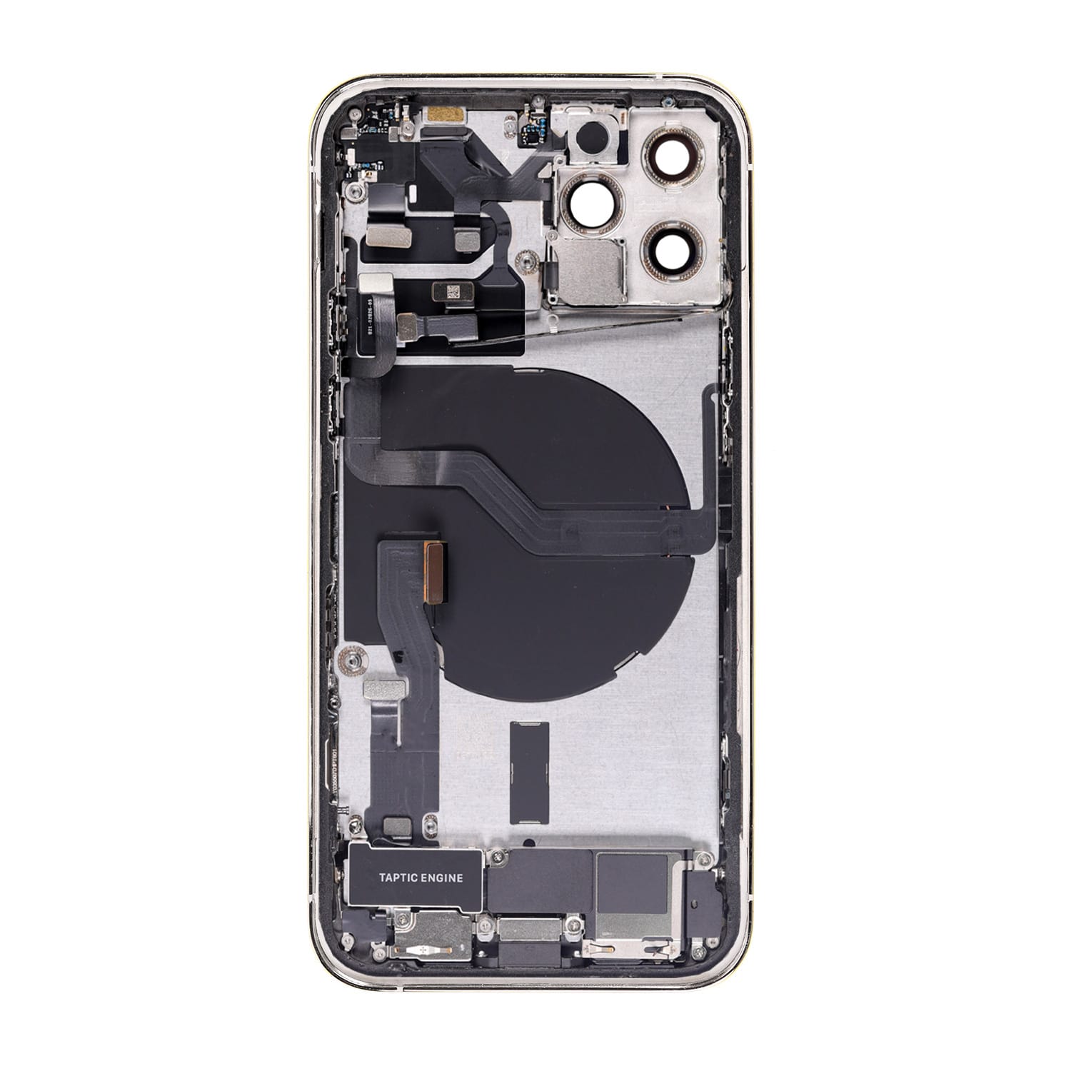 SILVER BACK COVER FULL ASSEMBLY  FOR IPHONE 12 PRO