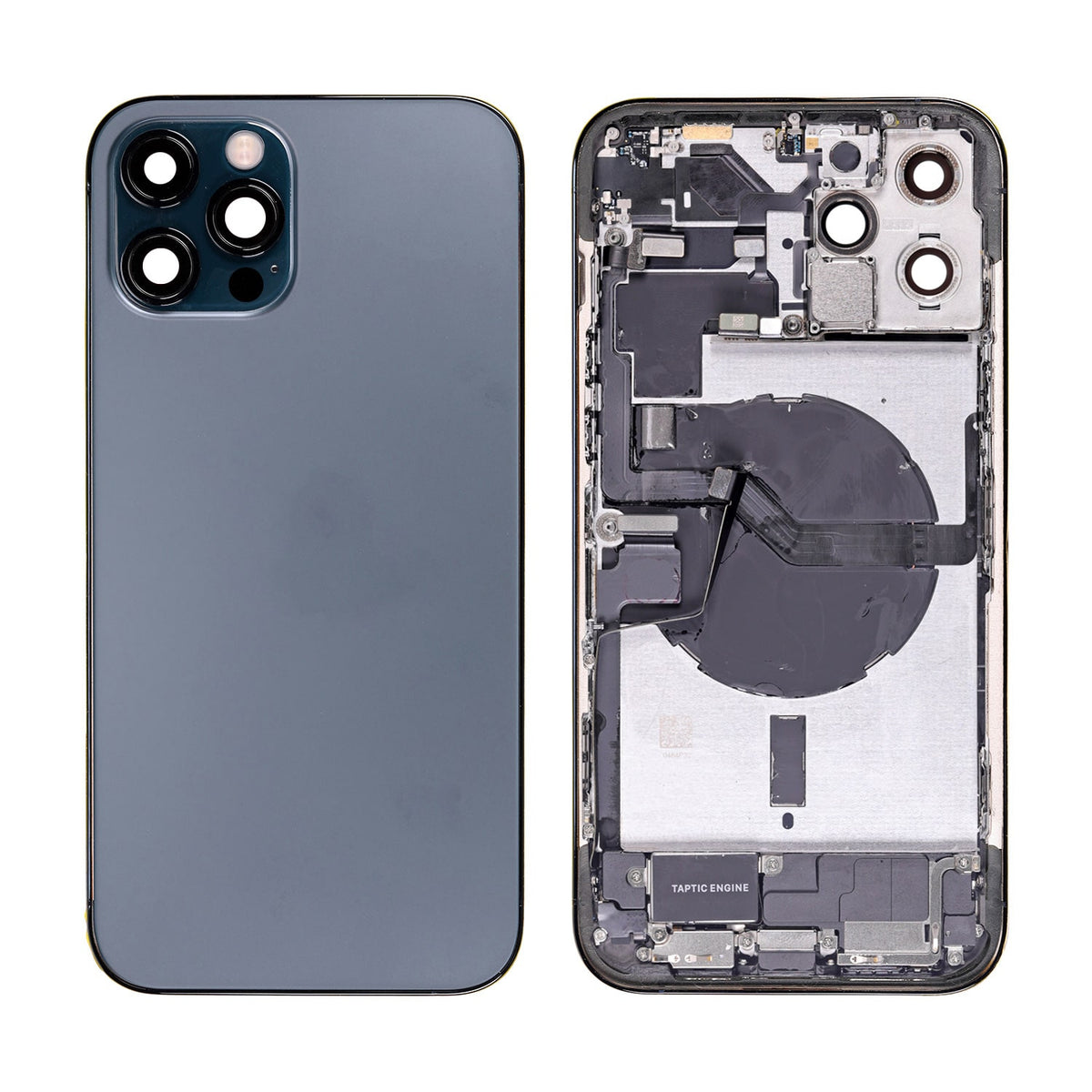 PACIFIC BLUE BACK COVER FULL ASSEMBLY FOR IPHONE 12 PRO MAX