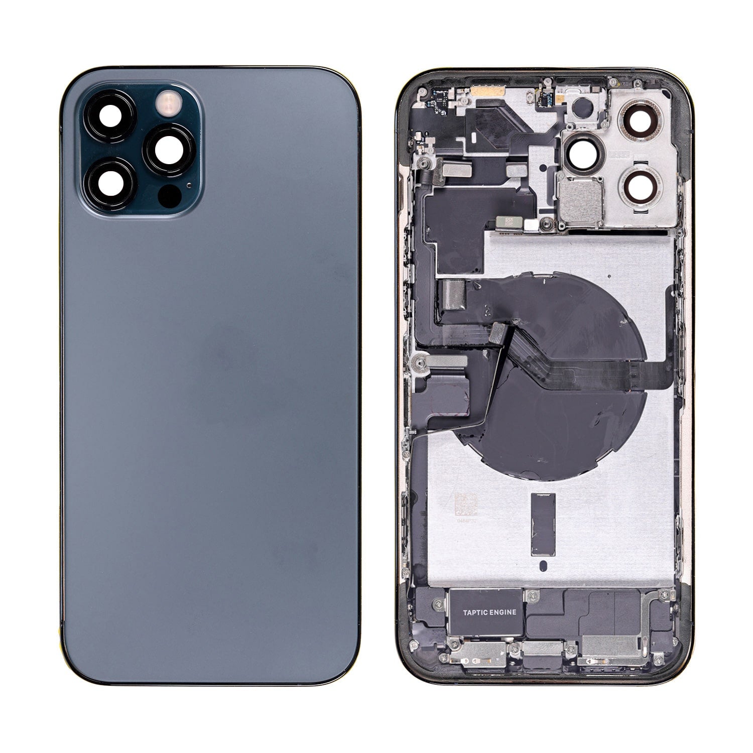 PACIFIC BLUE BACK COVER FULL ASSEMBLY FOR IPHONE 12 PRO MAX