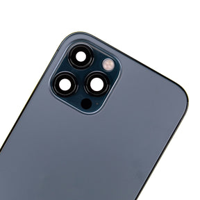 PACIFIC BLUE BACK COVER FULL ASSEMBLY FOR IPHONE 12 PRO MAX
