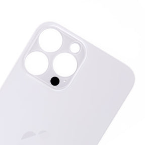 SILVER BACK COVER GLASS FOR IPHONE 13 PRO MAX