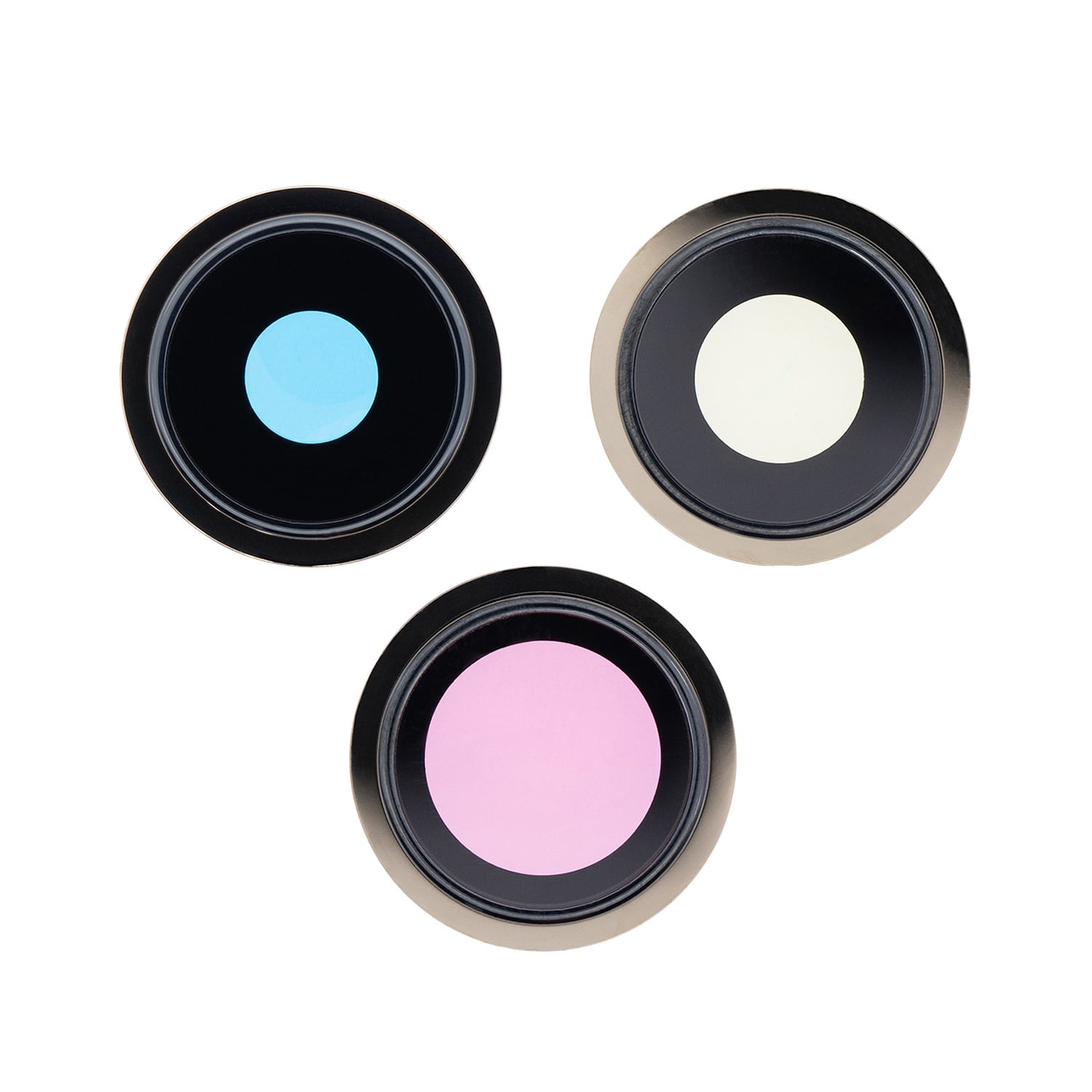 REAR CAMERA HOLDER WITH LENS FOR IPHONE 13 PRO/13 PRO MAX  - GOLD