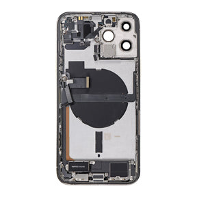 SILVER BACK COVER FULL ASSEMBLY FOR IPHONE 13 PRO MAX