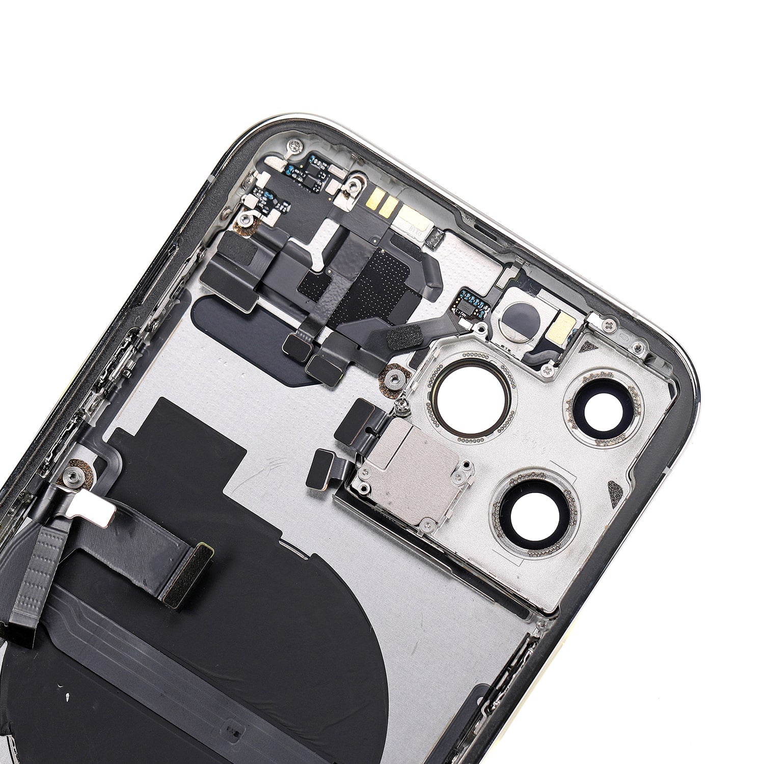 SILVER BACK COVER FULL ASSEMBLY FOR IPHONE 13 PRO MAX