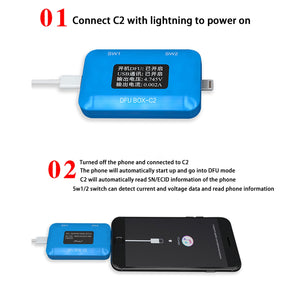 JC DFU BOX C2 FOR MOTHERBOARD ONE KEY DFU IOS RESTORE/BOOTING