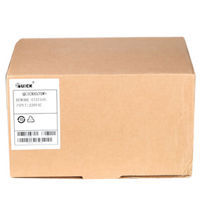 QUICK 857DW+ LEAD FREE ADJUSTABLE HOT AIR HEAT GUN WITH HELICAL WIND REWORK SOLDERING STATION