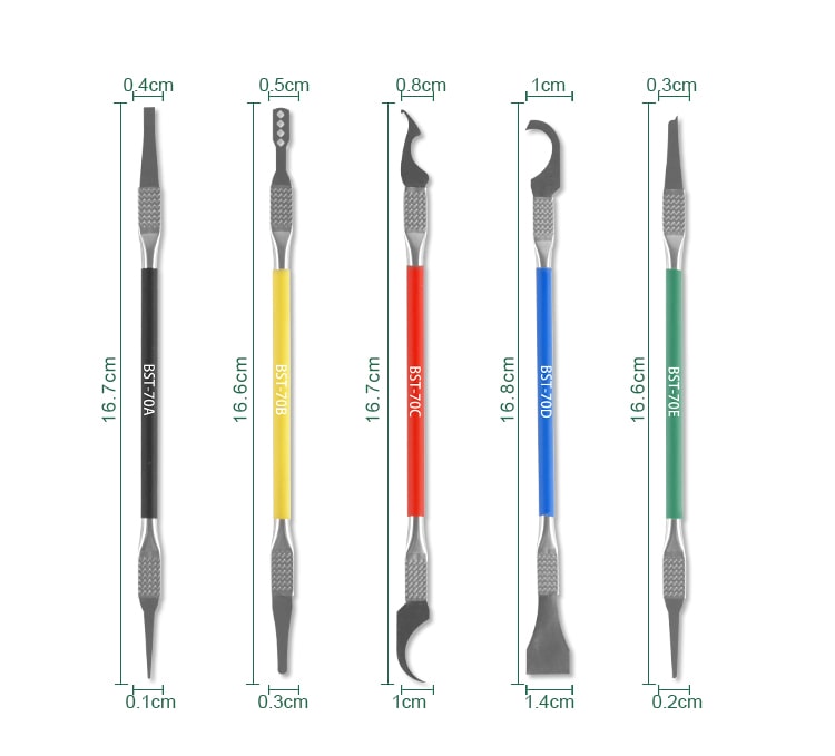 BST-70 BGA CHIP CPU REMOVER GLUE PRY TOOL SET