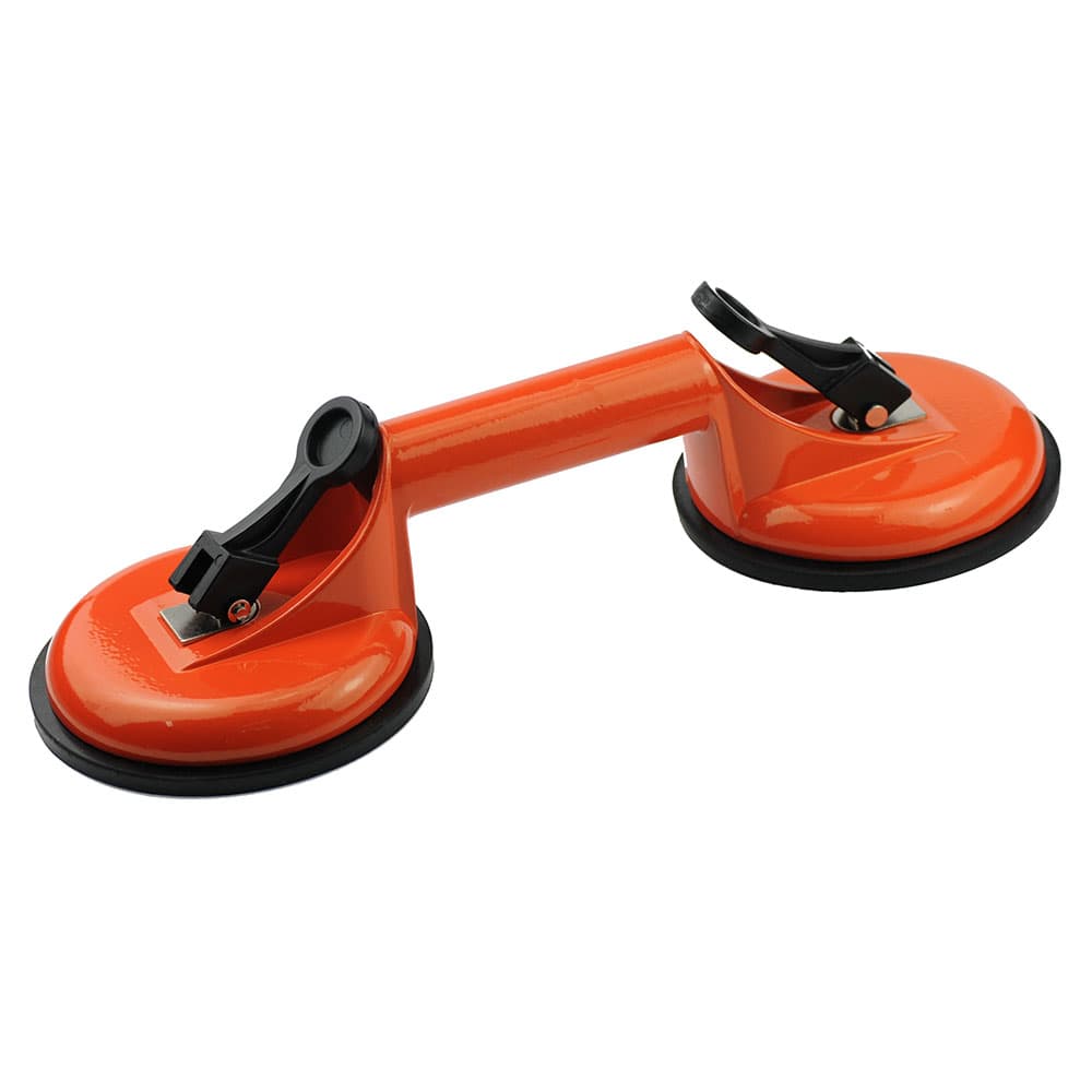 ALUMINUM TWIN-HEAD 5-INCH HEAVY-DUTY SUCTION CUP