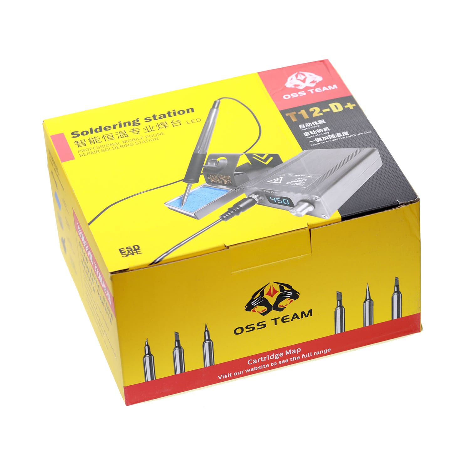 OSS T12-D+ 72W TEMPERATURE CONTROLLER DIGITAL SOLDERING STATION