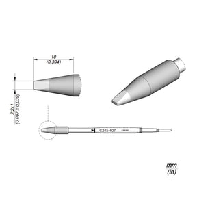 JBC C245 SERIES SOLDER TIP