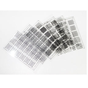 GREEN BGA OIL NET UV WELDING FLUXES PLASTIC NET SHEET FOR IPHONE BGA CHIP SCRATCH