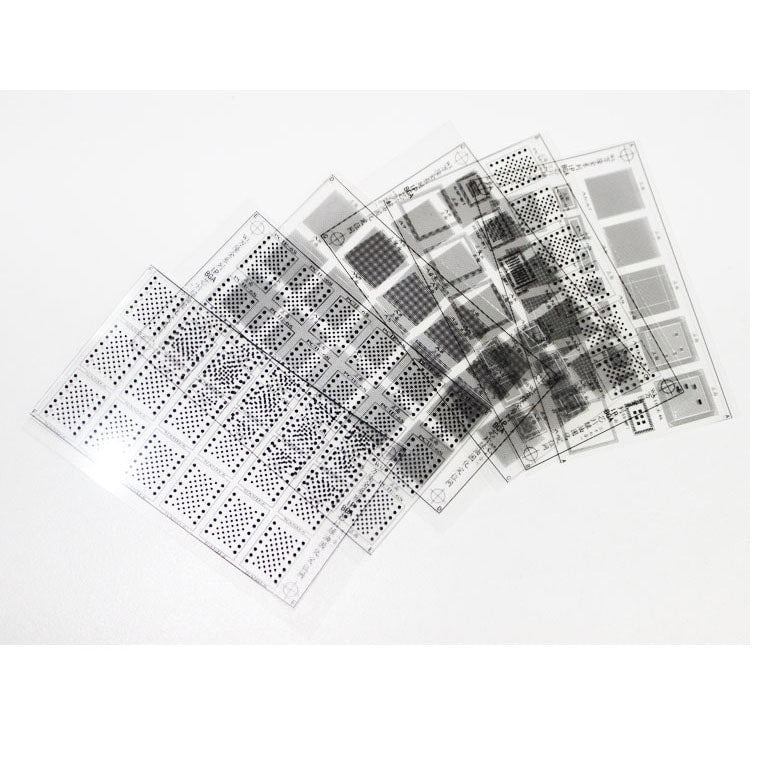 GREEN BGA OIL NET UV WELDING FLUXES PLASTIC NET SHEET FOR IPHONE BGA CHIP SCRATCH