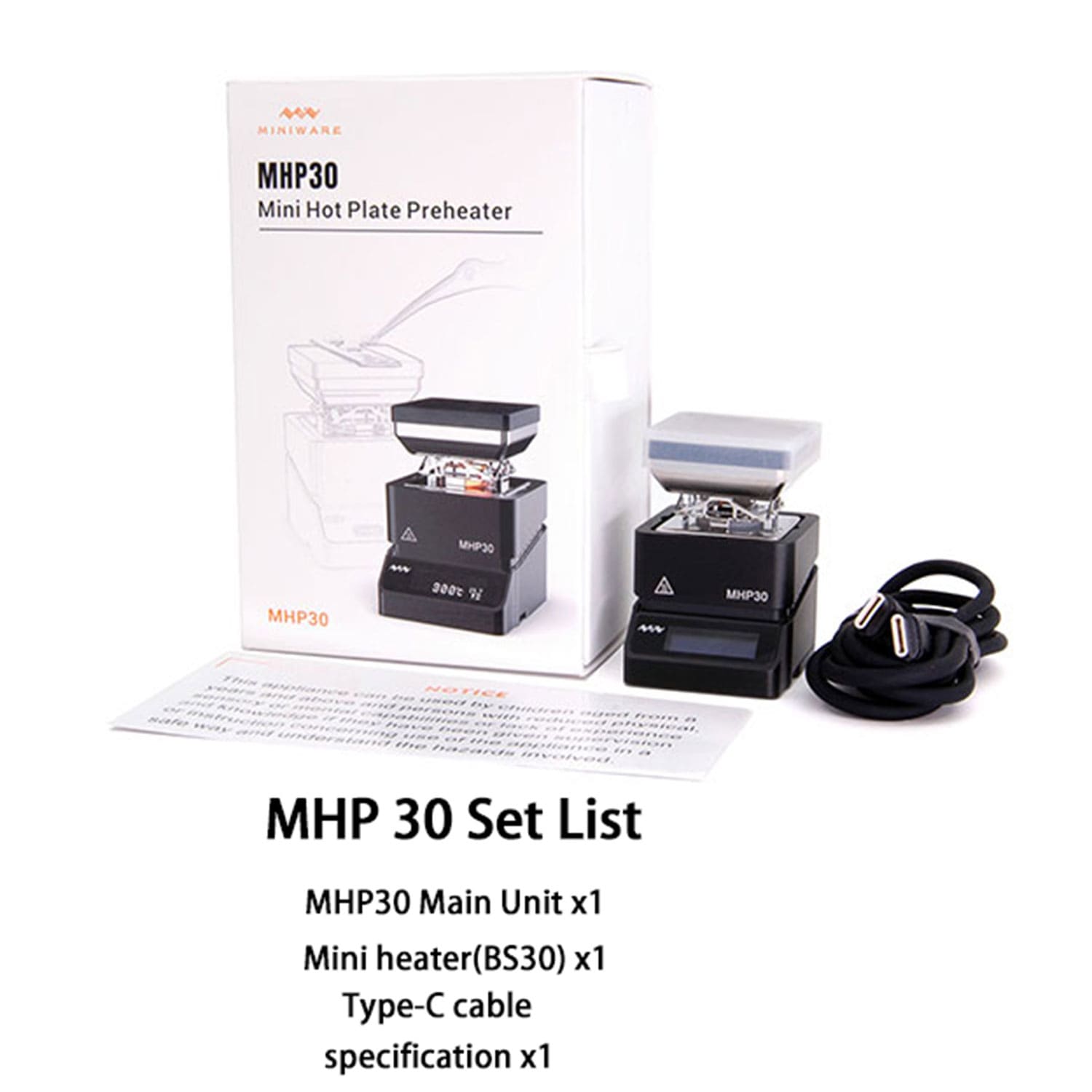 MHP30 MINI HOT PLATE PREHEATER