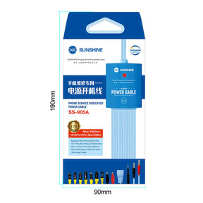 SUNSHINE SS-905A IPHONE SAMSUNG POWER SUPPLY CABLE FOR IPHONE 5S-13PROMAX