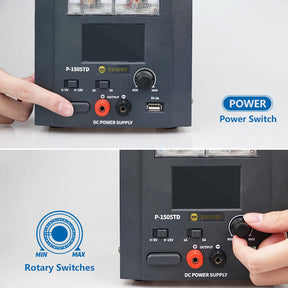 P-1505TD INTELLIGENCE SWITCHING REGULATOR 5A15V DC POWER SUPPLY