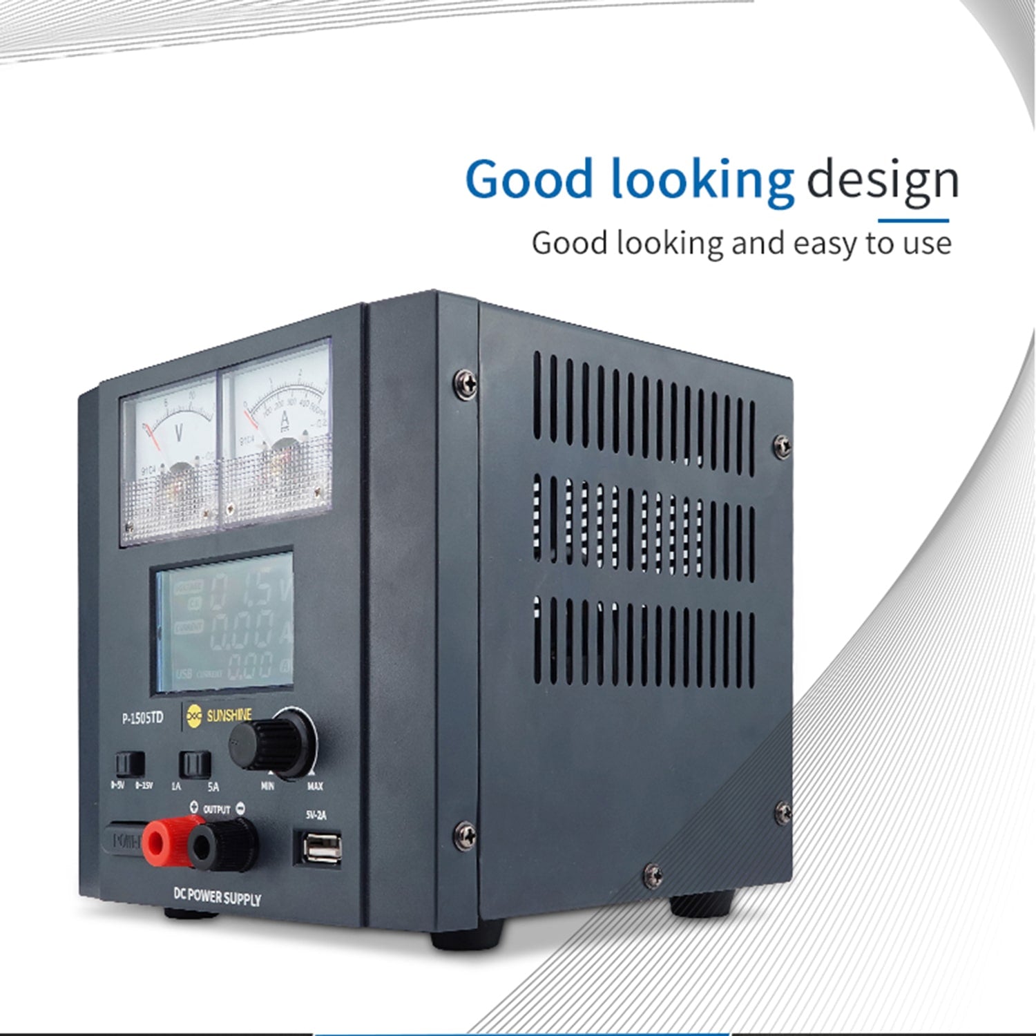 P-1505TD INTELLIGENCE SWITCHING REGULATOR 5A15V DC POWER SUPPLY