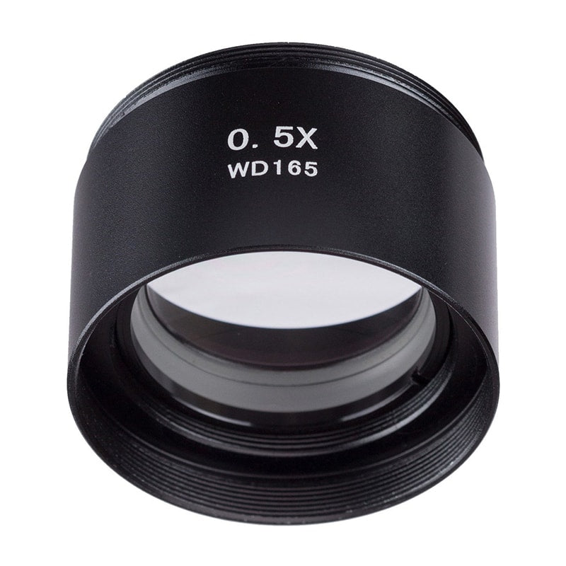 0.5X STEREO MICROSCOPE AUXILIARY OBJECTIVE LENS BARLOW LENS