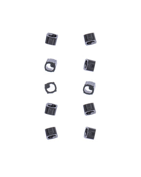 WHITE - LOUDSPEAKER / MIC MESH FOR IPHONE 12 MINI (10 PACK)