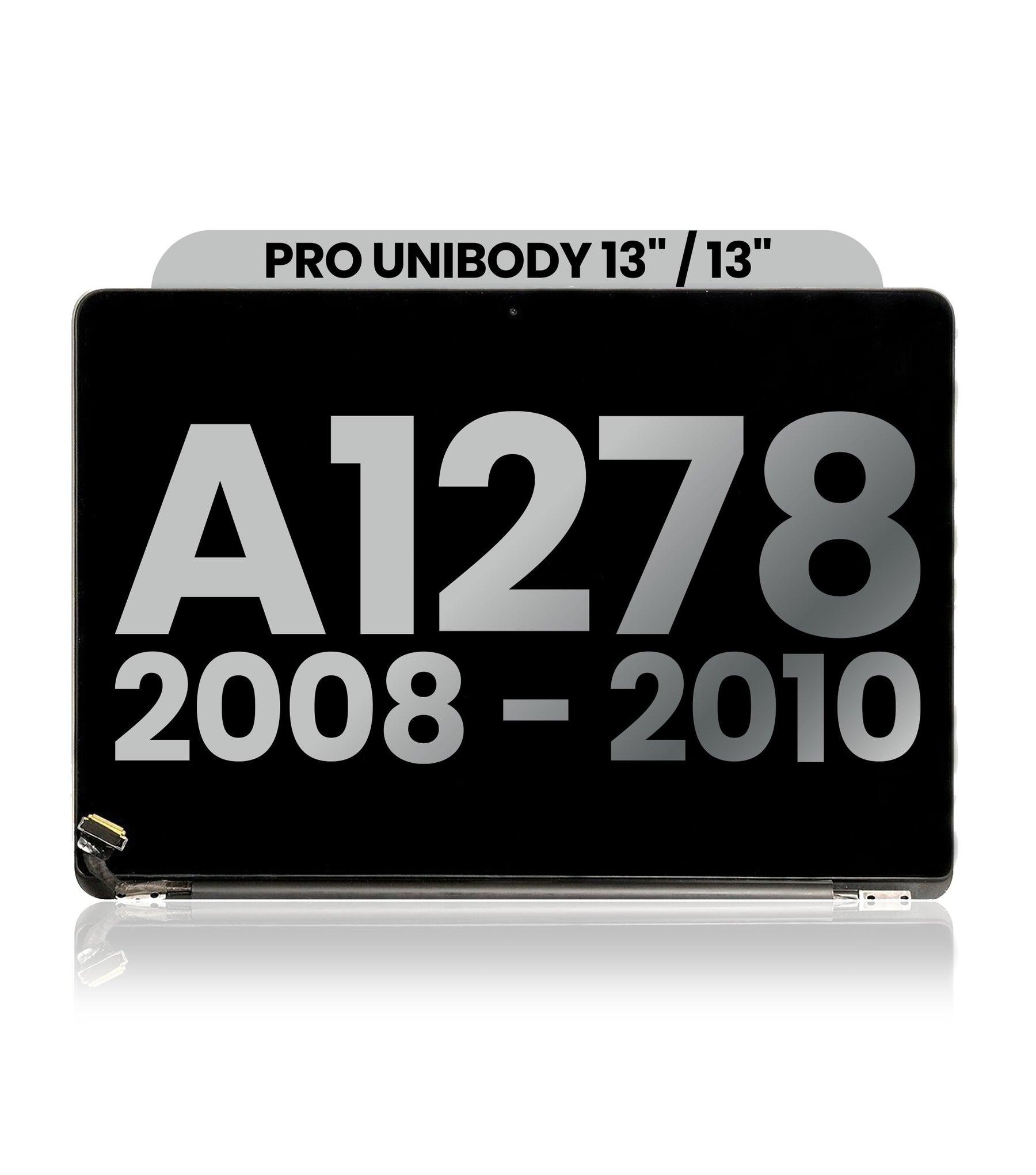 Full Assembly Display for Apple MacBook Pro Unibody 13" (A1278, 2008-2010) - Silver