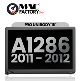 LCD Screen & Full Assembly Display for Apple MacBook Pro 15" (A1286, Early 2011 - Mid 2012) – Silver