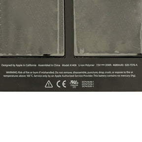 A1406 7.3V 4680mAh Battery for Apple MacBook Air 11" (A1370, Mid 2011 - A1465, Mid 2012)