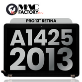 LCD Screen & Full Assembly Display A1425 for Apple MacBook Pro Retina 13" Silver (Late 2012/Early 2013)