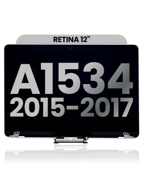 Full Display Assembly Replacement for Apple MacBook 12" (A1534, Early 2015 - Mid 2017)