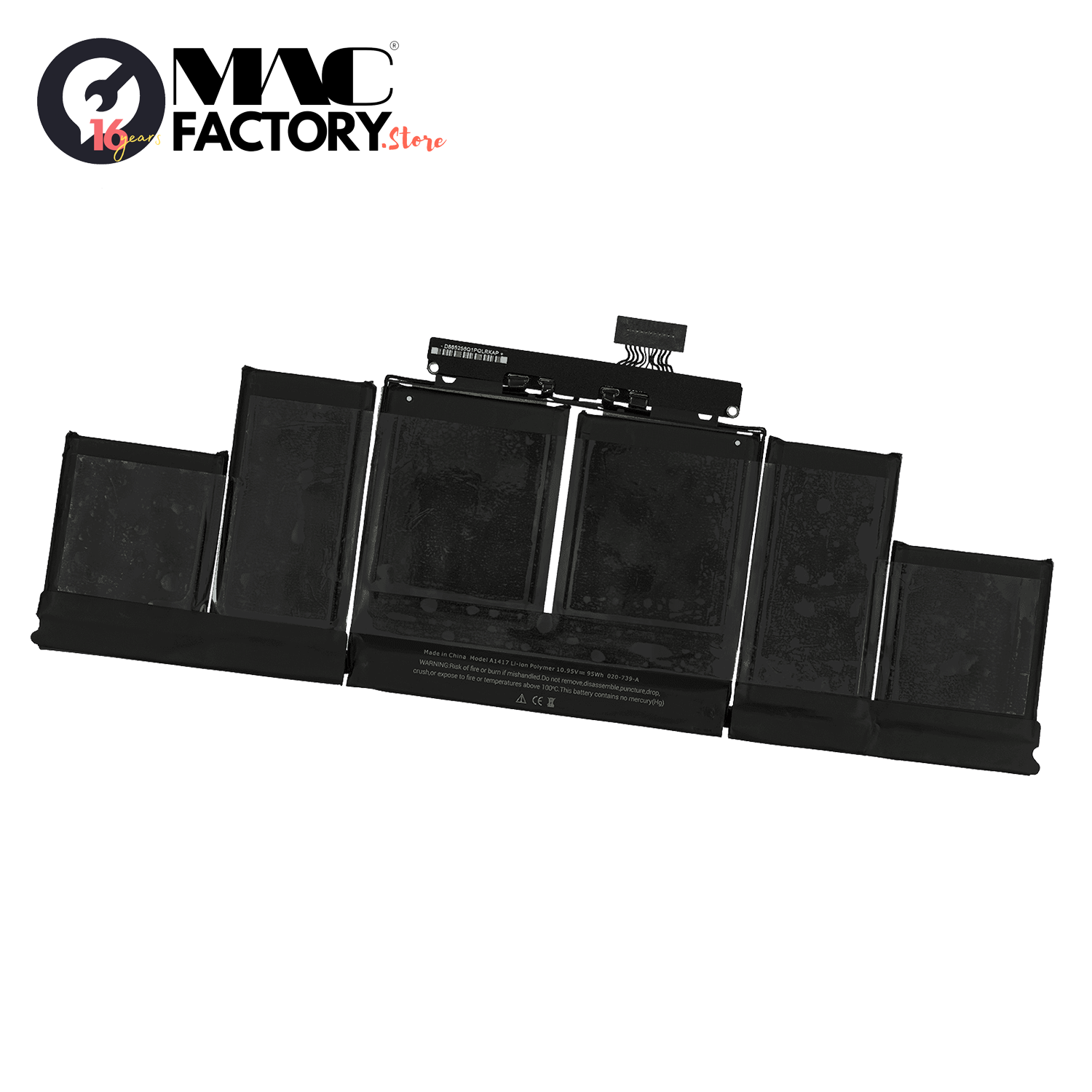 A1417 10.95V 8460mAh Battery for Apple MacBook Pro Retina 15" (A1398, Mid 2012 - Early 2013)