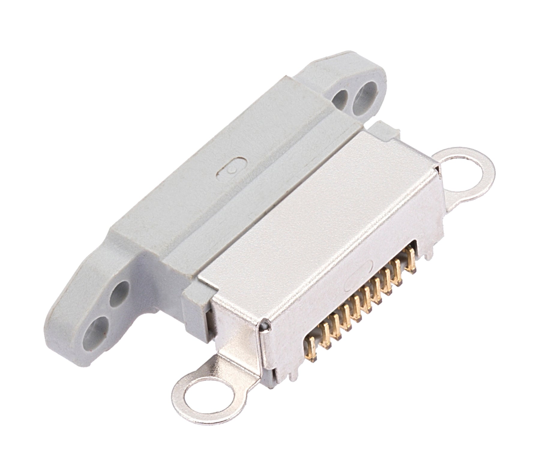 SILVER - CHARGING PORT ONLY FOR IPHONE 13 PRO / 13 PRO MAX (10 PACK)