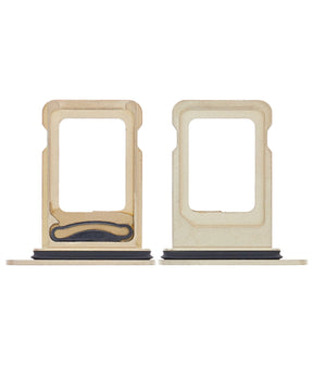 GOLD DUAL SIM CARD TRAY COMPATIBLE FOR IPHONE 13 PRO / 13 PRO MAX