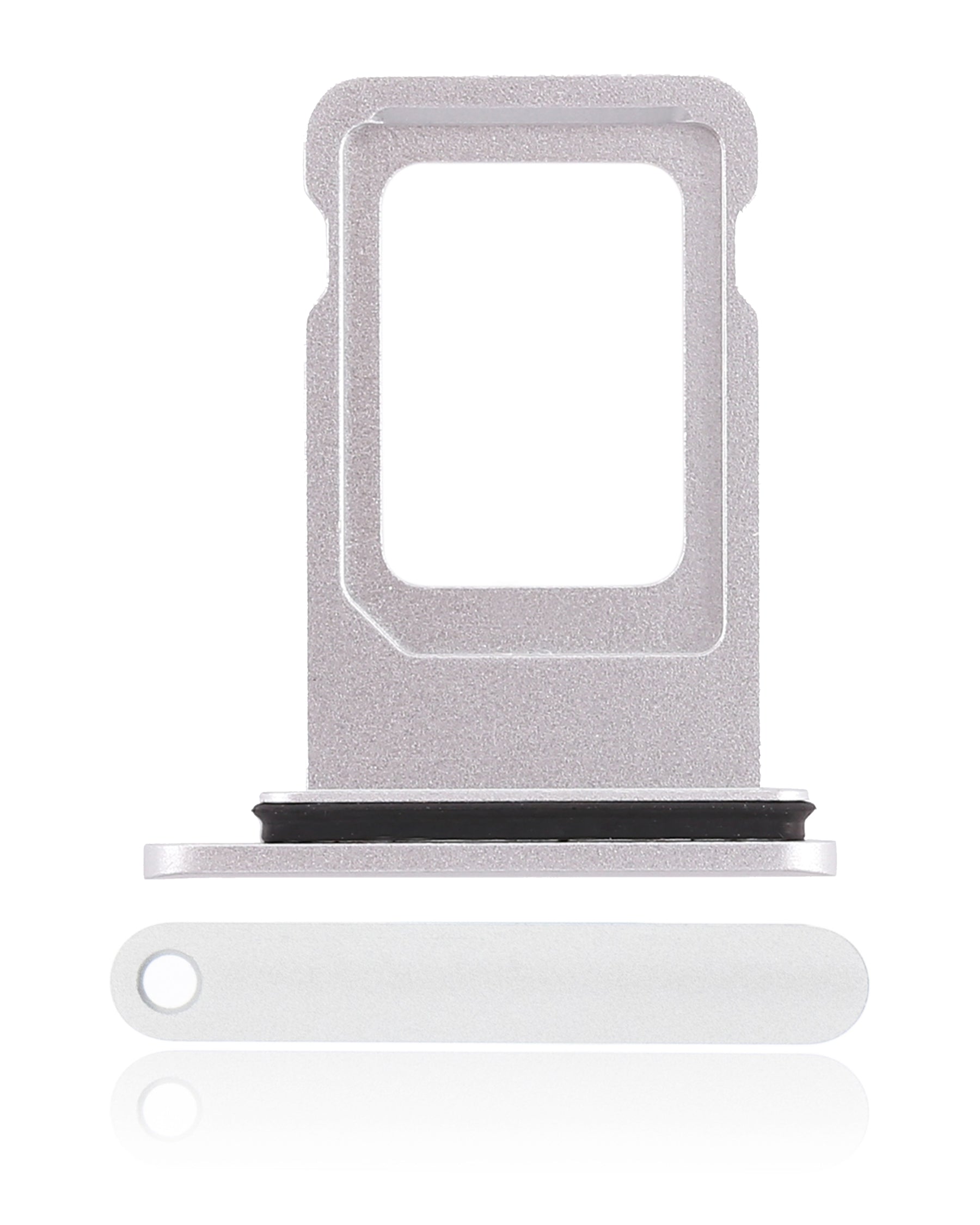WHITE DUAL SIM CARD TRAY COMPATIBLE WITH IPHONE XR