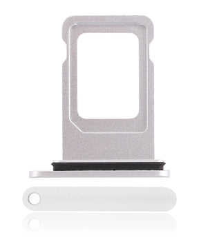 WHITE DUAL SIM CARD TRAY COMPATIBLE WITH IPHONE XR