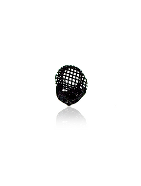 BLACK LOUDSPEAKER / MIC MESH (10 PACK) COMPATIBLE FOR IPHONE XS