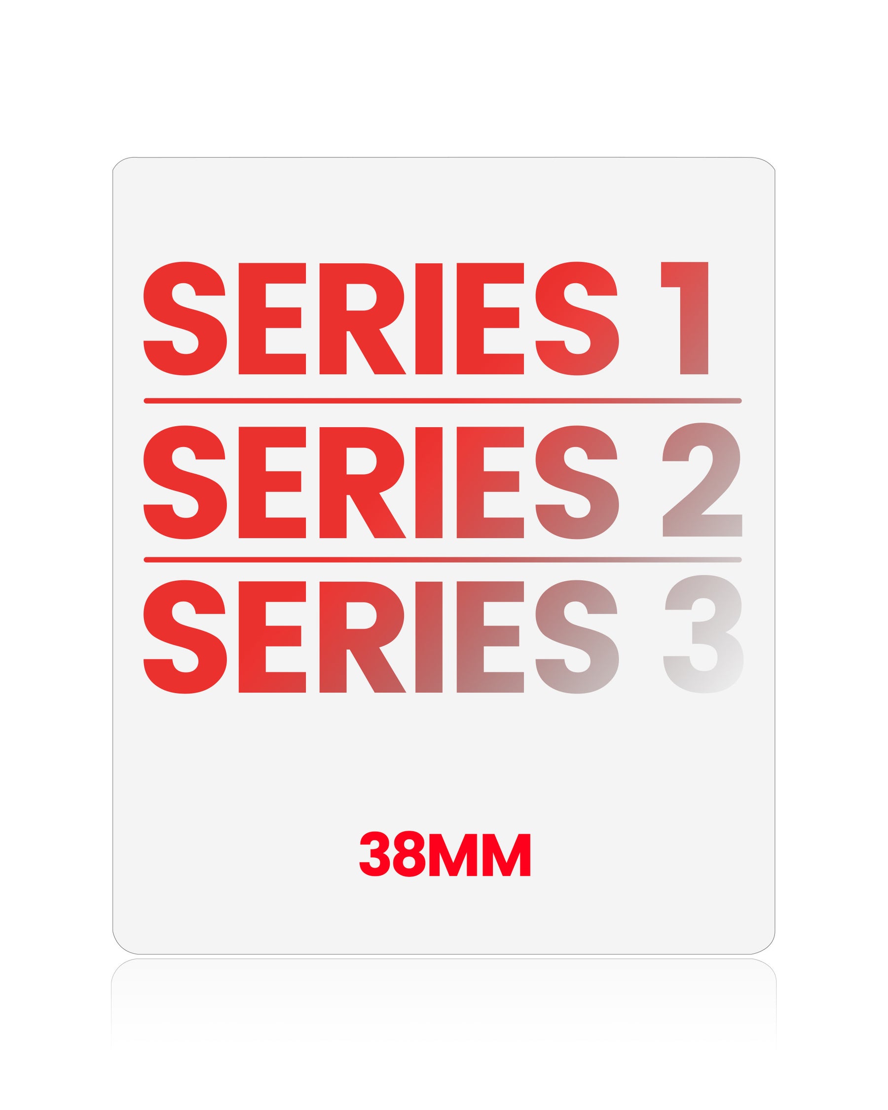 OCA COMPATIBLE WITH WATCH SERIES 1 / 2 / 3 (38MM)