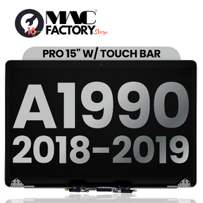 LCD Screen & Full LCD Assembly Display A1990 for Apple MacBook Pro Retina 15.4 Silver/Grey From 2018-2019