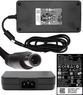 Dell Original AC Adapter Charger 19.5V 12.3A 240W (Tip Size: 7.4x5.0mm) for Dell Alienware M15, Alienware 17 R4 ALW18-2990sLV GA240PE1-00