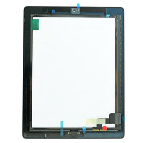 BLACK TOUCH SCREEN ASSEMBLY FOR IPAD 2 - Minimum Order 5 no's