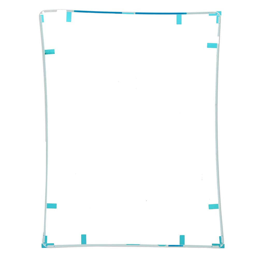 WHITE LCD SCREEN SUPPORTING FRAME WITH ADHESIVE  FOR IPAD 2