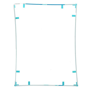 WHITE LCD SCREEN SUPPORTING FRAME WITH ADHESIVE  FOR IPAD 2