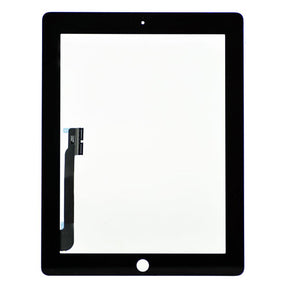 TOUCH SCREEN DIGITIZER BLACK FOR IPAD 3/4- Minimum Order 5 no's