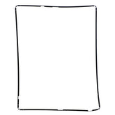 BLACK TOUCH SCREEN SUPPORT FRAME  FOR IPAD 3/4