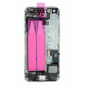 BACK COVER FULL ASSEMBLY FOR IPHONE SE - SILVER