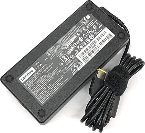 Lenovo Original Power Supply Laptop AC Adapter/Charger  20v 8.5a 170w Slim Tip for Lenovo Thinkpad ADL170NLC2A, ADL170NLC3A, 45N0370, 45N0373, 45N0374, 45N0375, 45N0487, 4X20E50574, 36200321, PA-1171-71, W540, W550s, E440