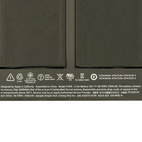 A1495 7.6V 38.75Wh Battery for Apple MacBook Air 11" (A1465, Mid 2013 - Early 2015)